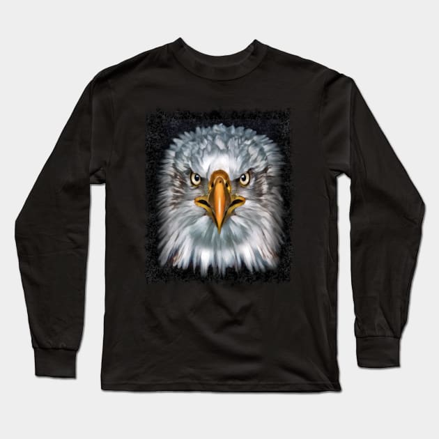 Bald Eagle Long Sleeve T-Shirt by PhotoArts